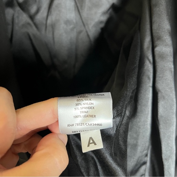 Eileen Fisher Open Front Blazer Silk Lined Black Womens L Quiet Luxury Preppy - Picture 13 of 16